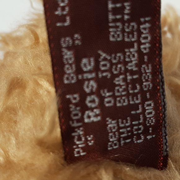 Pickford Bears LTD Toys Rosie The Bear Of Joy From The Brass Button